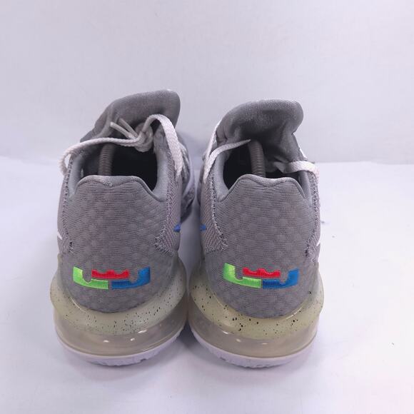 Nike LeBron 17 Athletic Lace Up Shoe Mens Size 10 CD5007-004 Gray White main image 9